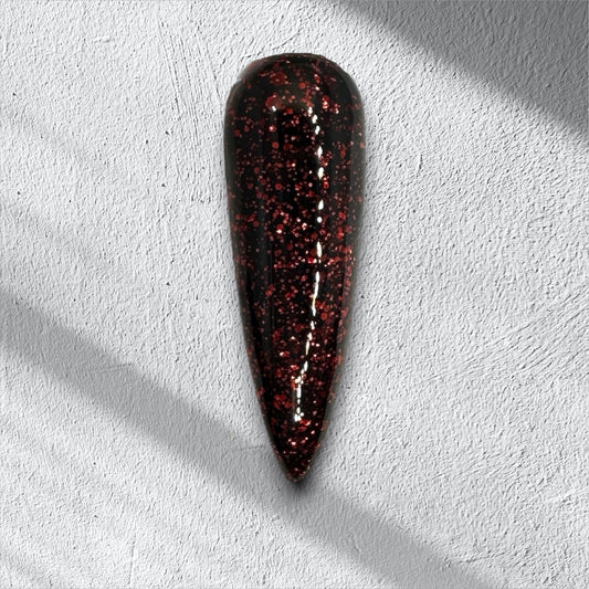 Gel polish 15ml - "Glitter Red Candy" No.560