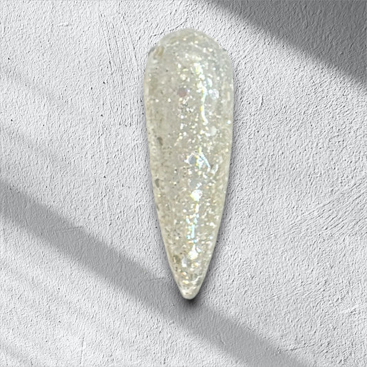 Gel polish 15ml - "Glitter White Divine" No.586