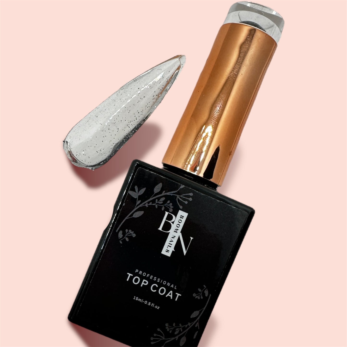 Glitter No-Wipe Top Coat